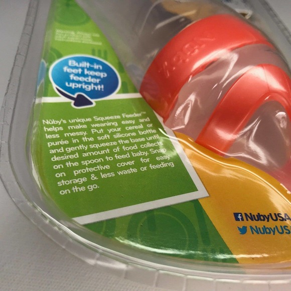 Brand New Nuby Squeeze Feeder Silicone Feeding Bottle - Picture 4 of 4